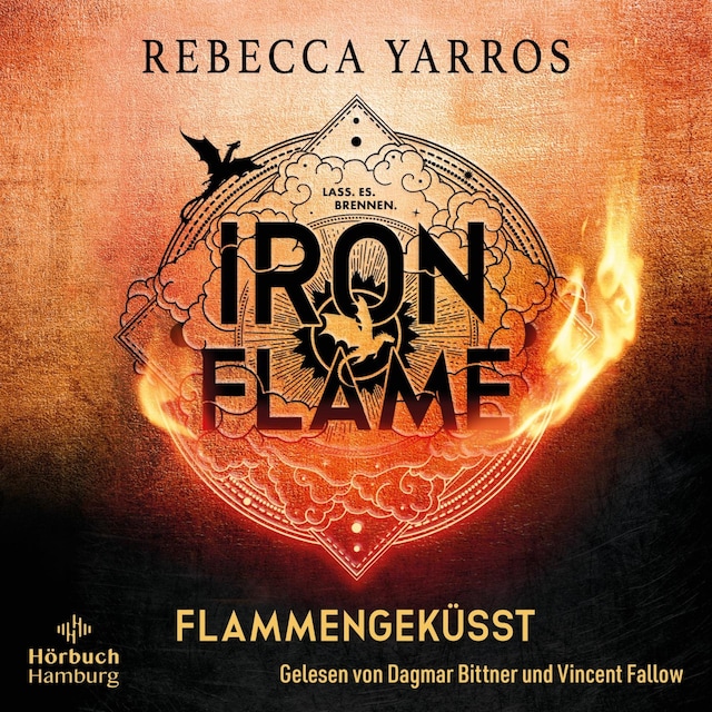 Book cover for Iron Flame. Flammengeküsst (Fourth Wing 2)