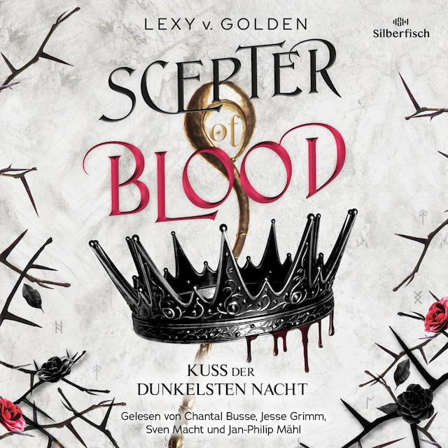 Book cover for Scepter of Blood. Kuss der dunkelsten Nacht (Scepter of Blood 1)