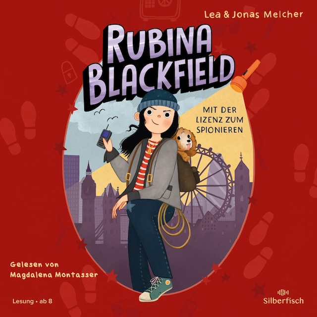 Book cover for Rubina Blackfield 1: Mit der Lizenz zum Spionieren