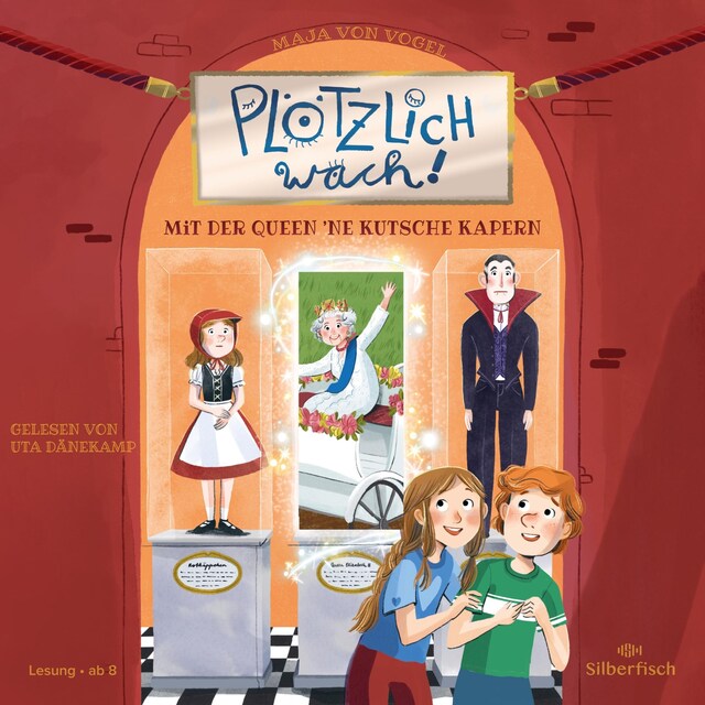 Book cover for Plötzlich wach! 1: Mit der Queen ne Kutsche kapern