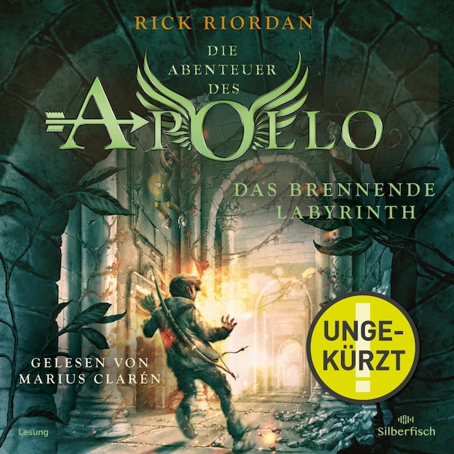 Book cover for Die Abenteuer des Apollo  3: Das brennende Labyrinth