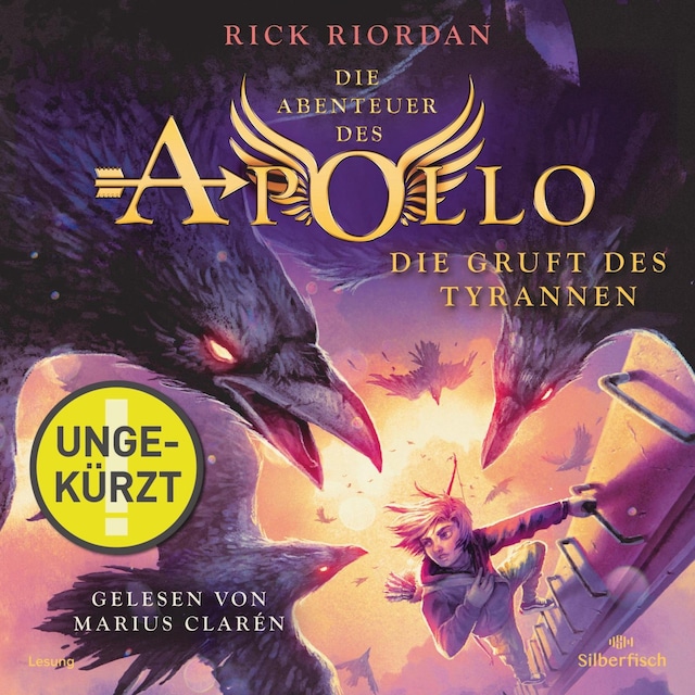 Couverture de livre pour Die Abenteuer des Apollo  4: Die Gruft des Tyrannen