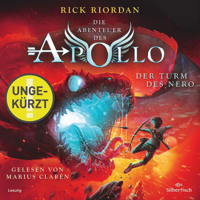 Couverture de livre pour Die Abenteuer des Apollo  5: Der Turm des Nero