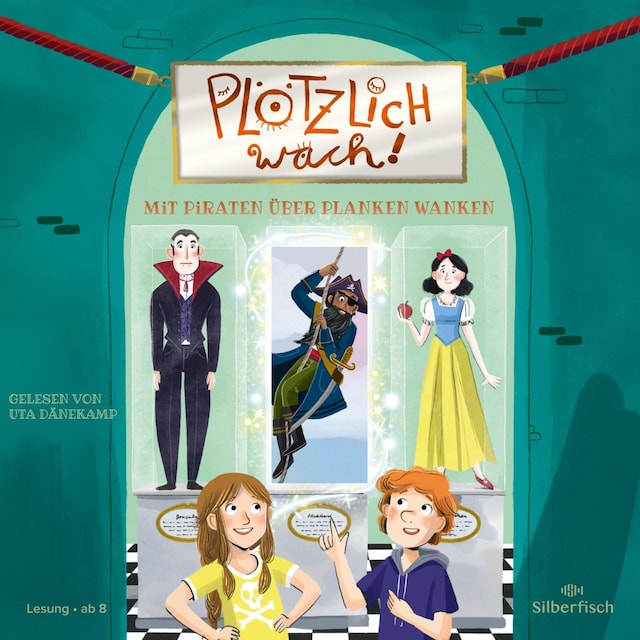 Book cover for Plötzlich wach! 3: Mit Piraten über Planken wanken