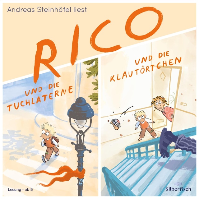 Copertina del libro per Rico und die Tuchlaterne und Rico und die Klautörtchen