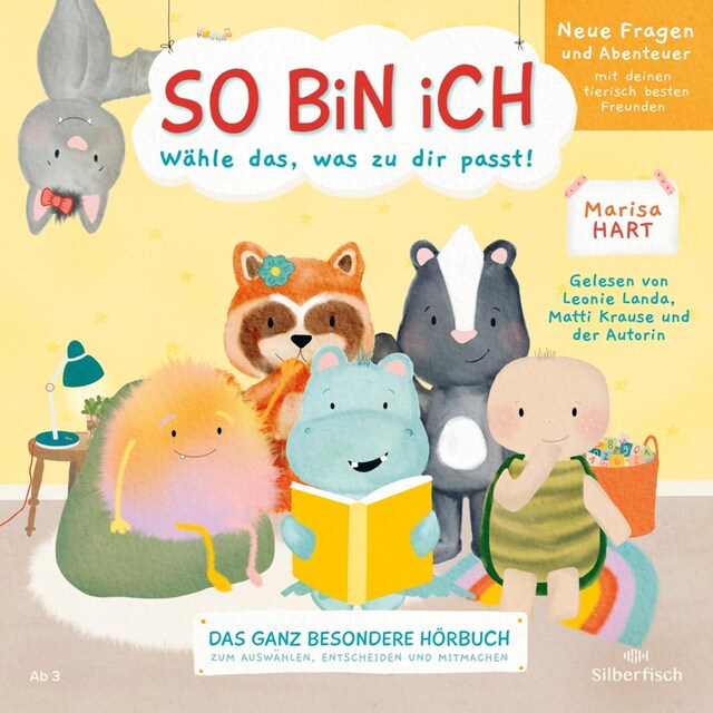 Couverture de livre pour So bin ich – Neue Fragen und Abenteuer mit deinen tierisch besten Freunden