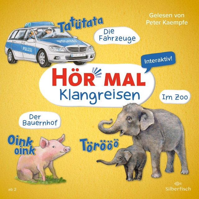 Okładka książki dla Hör mal (Klangreisen): Der Bauernhof, Die Fahrzeuge, Im Zoo