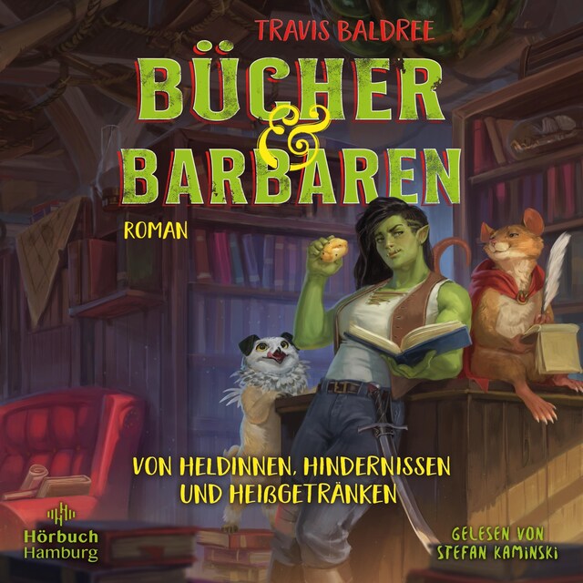 Book cover for Bücher und Barbaren (Die Viv-Chroniken 2)