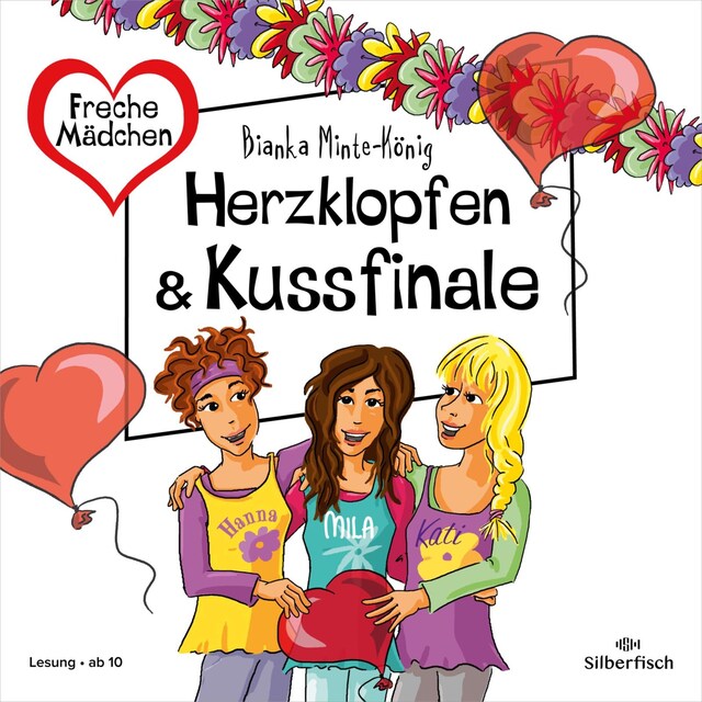 Buchcover für Freche Mädchen:  Herzklopfen & Kussfinale