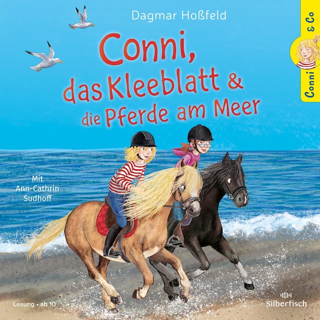 Portada de libro para Conni & Co 11: Conni, das Kleeblatt und die Pferde am Meer