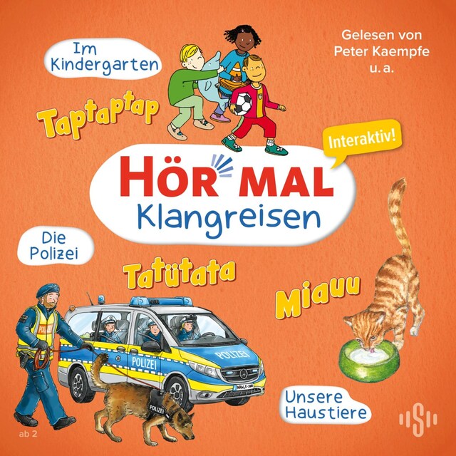 Buchcover für Hör mal (Klangreisen): Im Kindergarten, Unsere Haustiere, Die Polizei