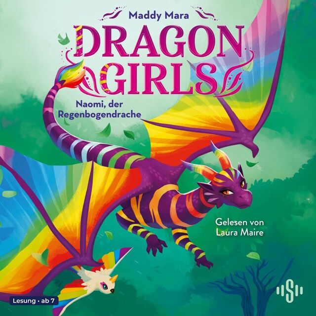 Buchcover für Dragon Girls – Naomi, der Regenbogendrache (Dragon Girls 3)