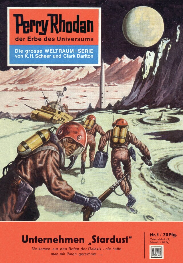 Book cover for Perry Rhodan 1: Unternehmen Stardust