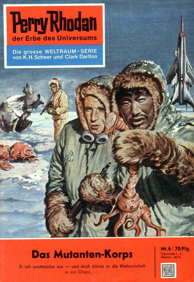 Book cover for Perry Rhodan 6: Das Mutanten-Korps