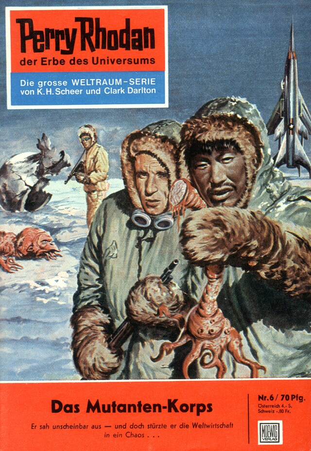 Bokomslag for Perry Rhodan 6: Das Mutanten-Korps