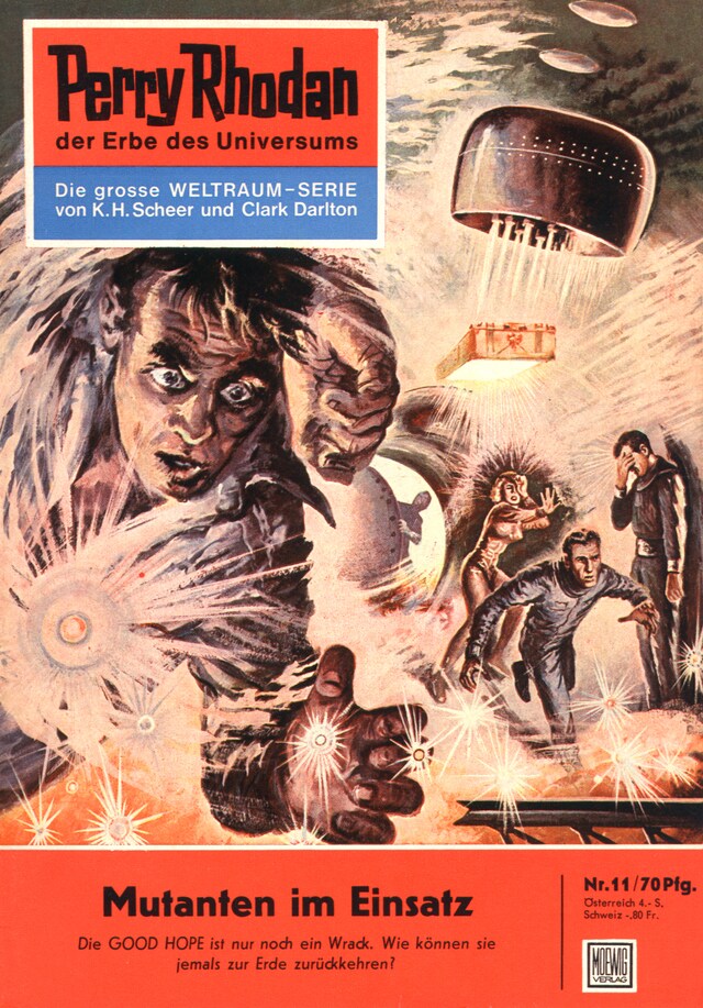 Book cover for Perry Rhodan 11: Mutanten im Einsatz