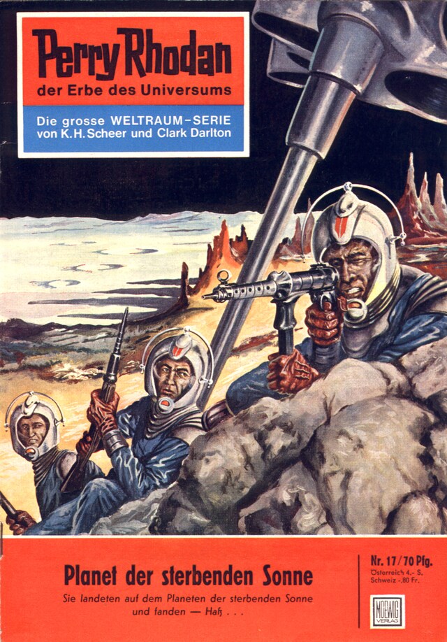 Book cover for Perry Rhodan 17: Planet der sterbenden Sonne