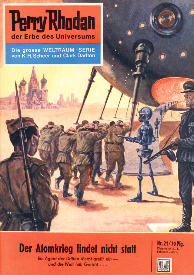 Book cover for Perry Rhodan 21: Der Atomkrieg findet nicht statt