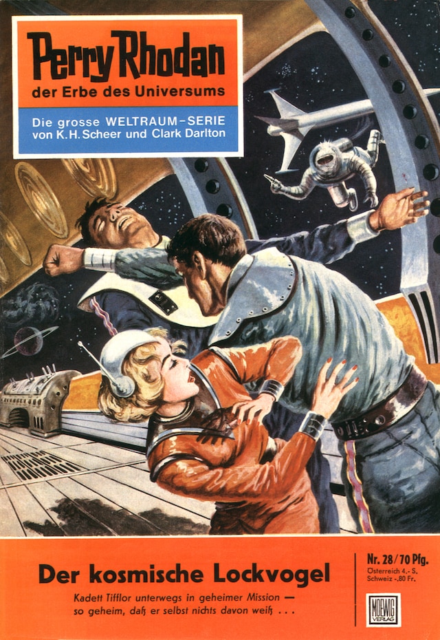 Book cover for Perry Rhodan 28: Der kosmische Lockvogel