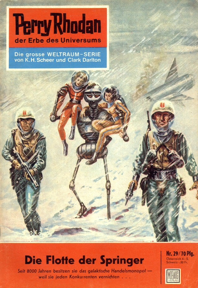 Book cover for Perry Rhodan 29: Die Flotte der Springer
