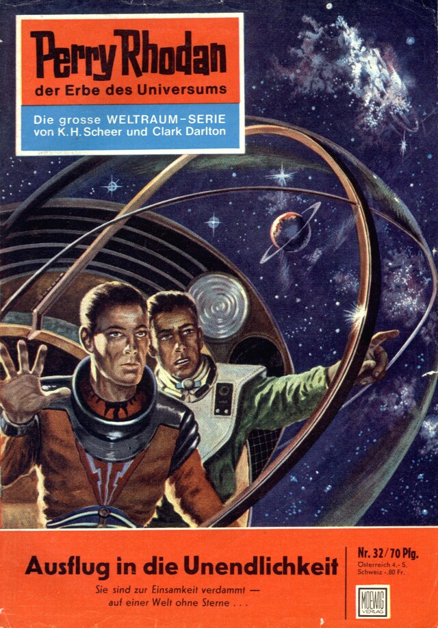 Bokomslag for Perry Rhodan 32: Ausflug in die Unendlichkeit