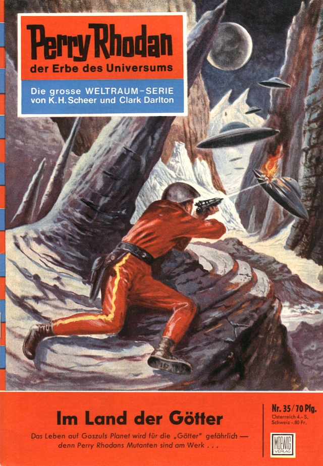 Book cover for Perry Rhodan 35: Im Land der Götter