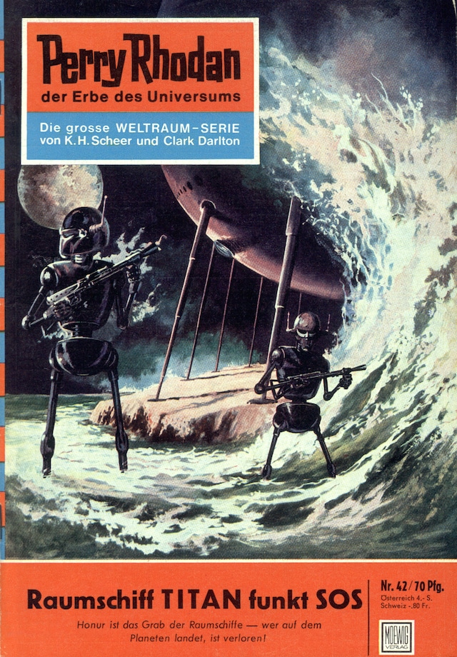 Book cover for Perry Rhodan 42: Raumschiff TITAN funkt SOS