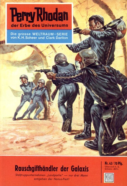 Perry Rhodan 43: Rauschgifthändler der Galaxis bookCoverFor