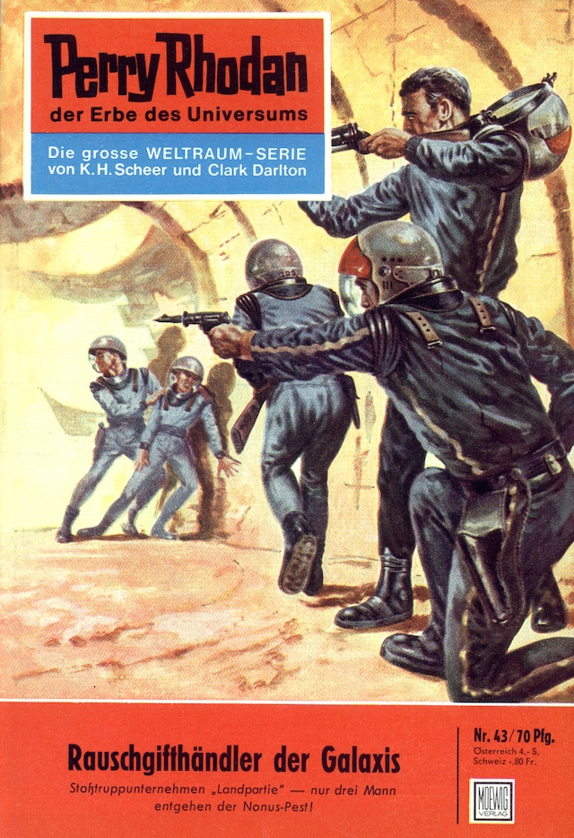 Book cover for Perry Rhodan 43: Rauschgifthändler der Galaxis