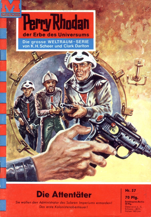 Buchcover für Perry Rhodan 57: Der Attentäter