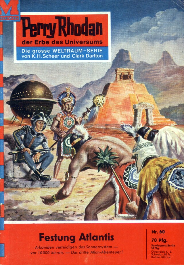 Book cover for Perry Rhodan 60: Festung Atlantis