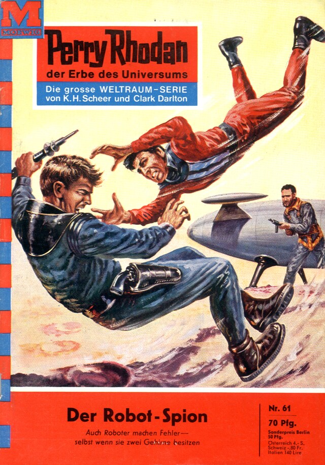 Book cover for Perry Rhodan 61: Der Robot-Spion