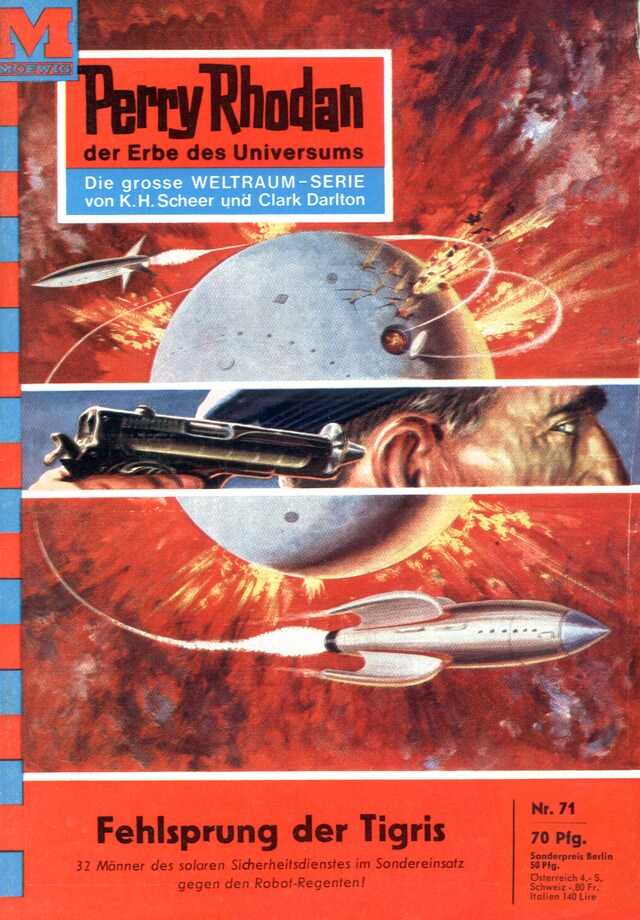 Book cover for Perry Rhodan 71: Fehlsprung der Tigris