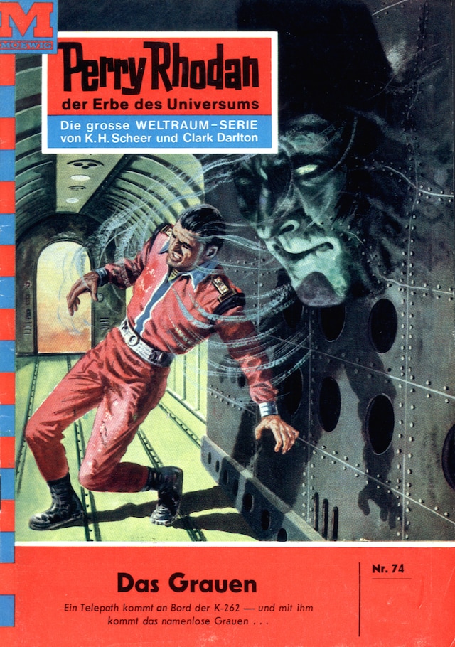 Book cover for Perry Rhodan 74: Das Grauen