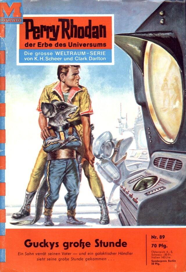 Boekomslag van Perry Rhodan 89: Guckys große Stunde