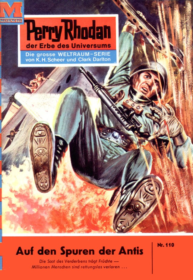 Book cover for Perry Rhodan 110: Auf den Spuren der Antis