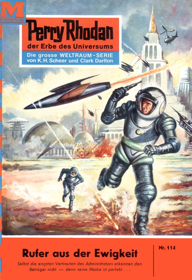 Book cover for Perry Rhodan 114: Rufer aus der Ewigkeit