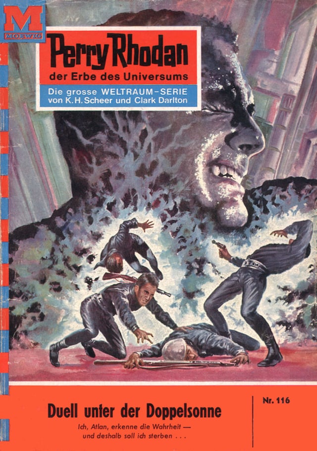 Book cover for Perry Rhodan 116: Duell unter der Doppelsonne