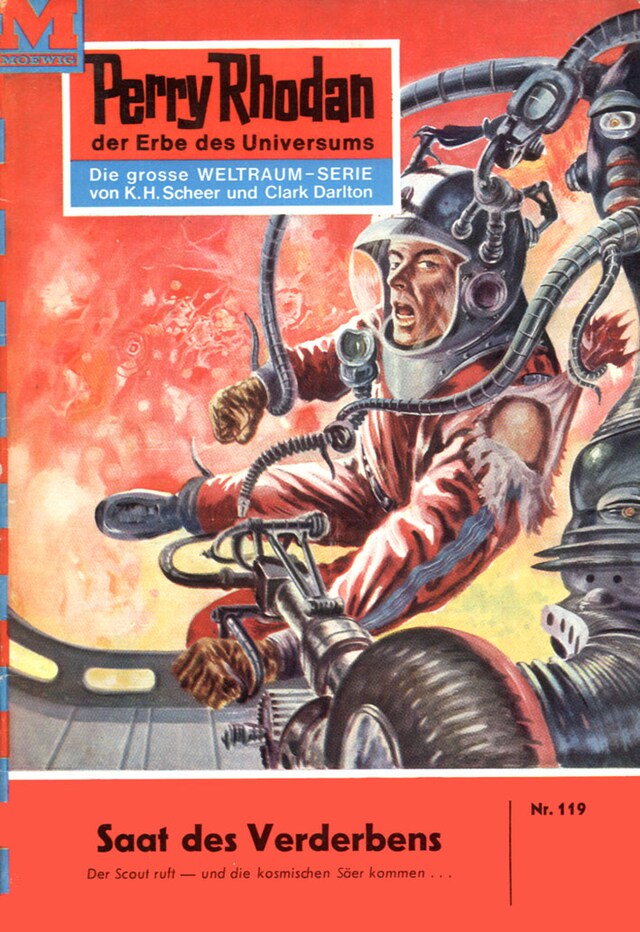 Book cover for Perry Rhodan 119: Saat des Verderbens