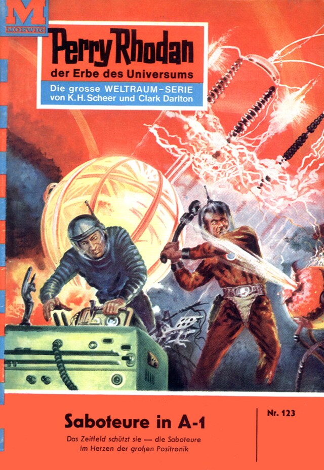 Buchcover für Perry Rhodan 123: Saboteure in A-1