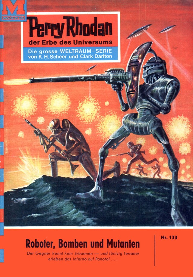 Book cover for Perry Rhodan 133: Roboter, Bomben und Mutanten