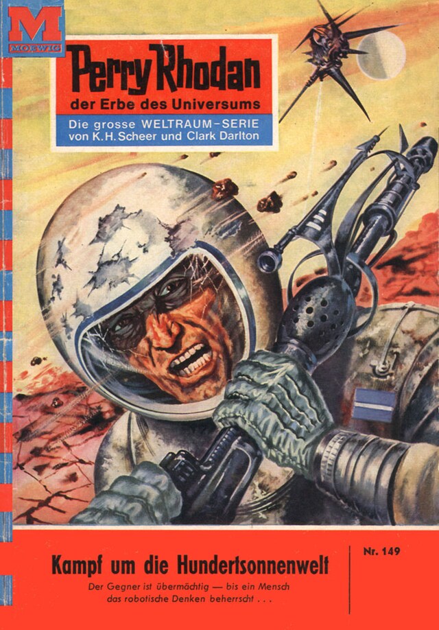 Kirjankansi teokselle Perry Rhodan 149: Kampf um die Hundertsonnenwelt