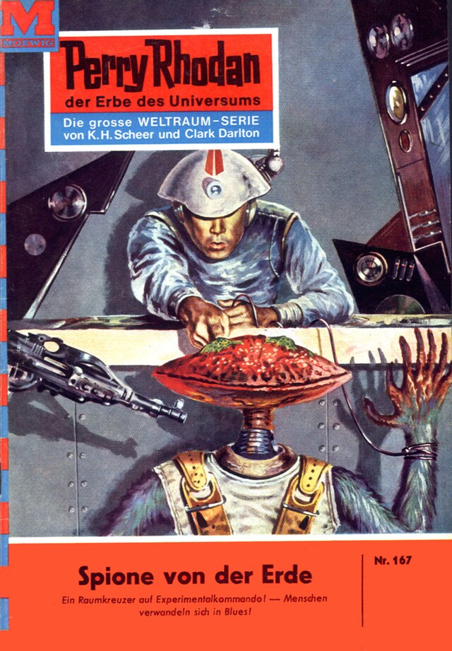 Book cover for Perry Rhodan 167: Spione von der Erde