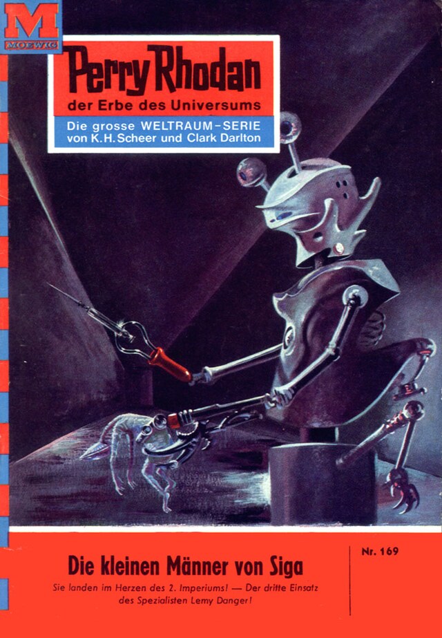 Book cover for Perry Rhodan 169: Die kleinen Männer von Siga