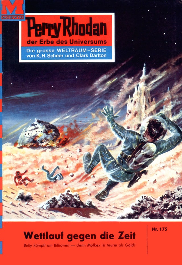 Buchcover für Perry Rhodan 175: Wettlauf gegen die Zeit