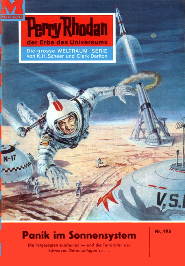 Book cover for Perry Rhodan 193: Panik im Sonnensystem