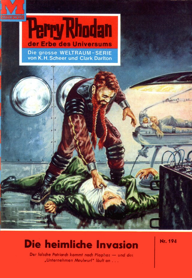 Buchcover für Perry Rhodan 194: Die heimliche Invasion