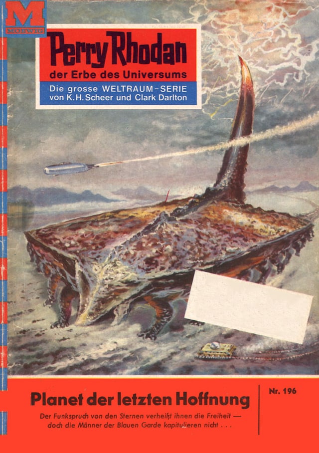 Book cover for Perry Rhodan 196: Planet der letzten Hoffnung