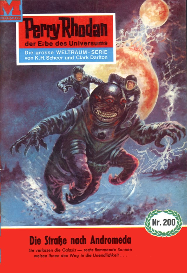 Book cover for Perry Rhodan 200: Die Straße nach Andromeda