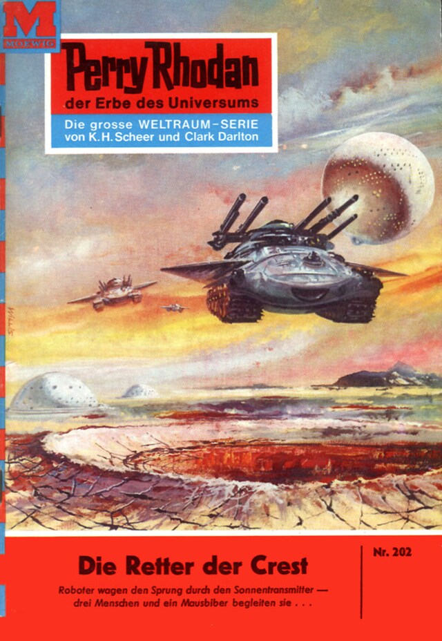 Buchcover für Perry Rhodan 202: Die Retter der CREST